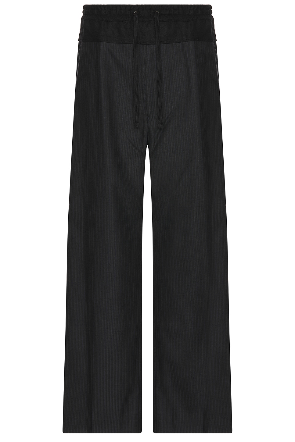 Image 1 of Junya Watanabe Wool Stripe Pants in Navy