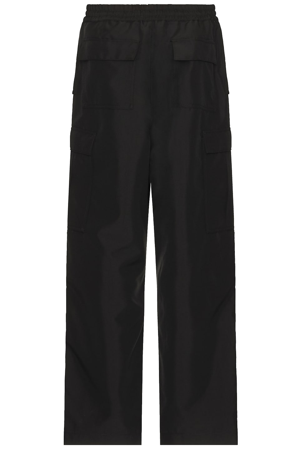 Junya Watanabe Nylon Drawstring Cargo Pants In Black