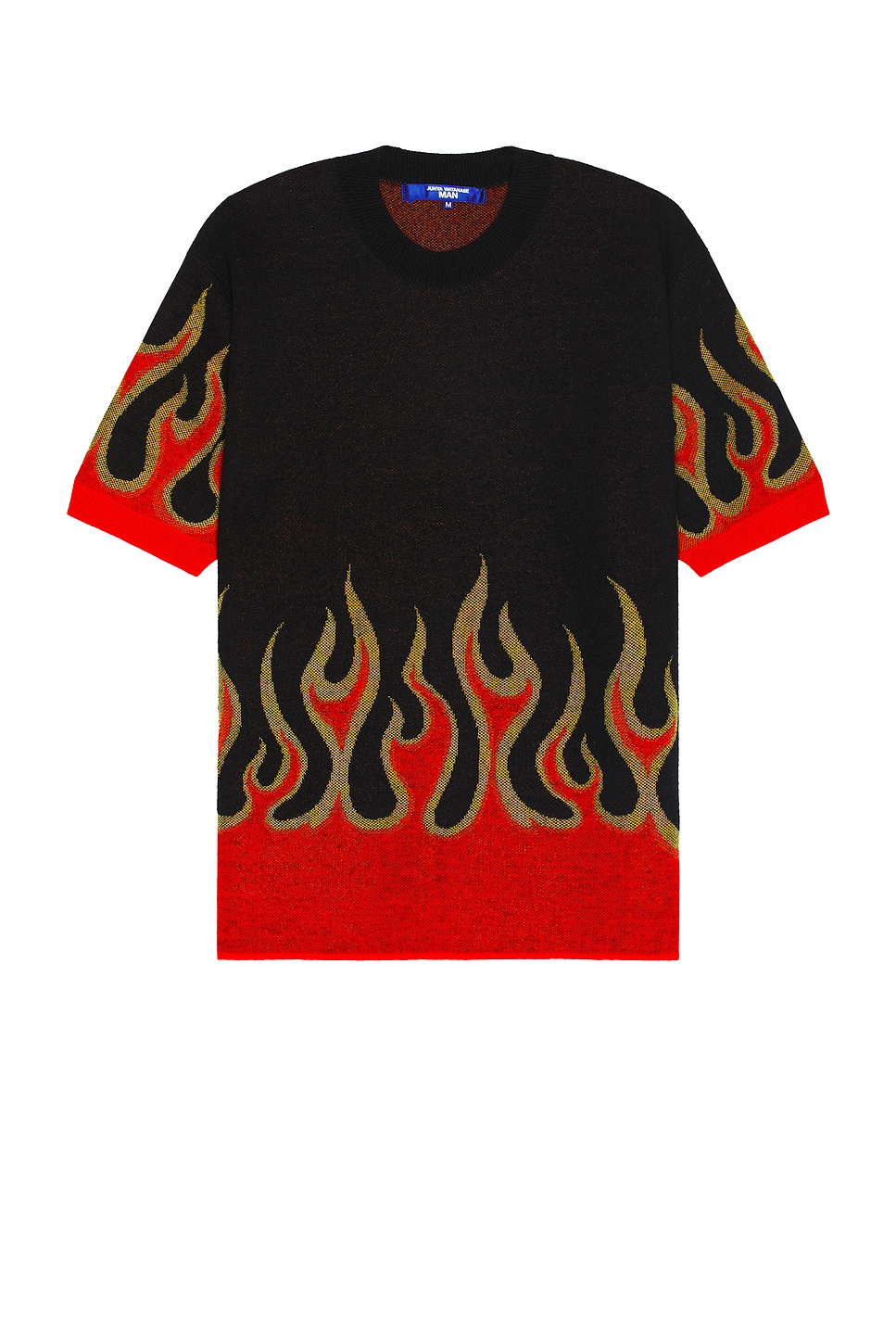 Image 1 of Junya Watanabe Mix Jacquard Shirt in Black & Red