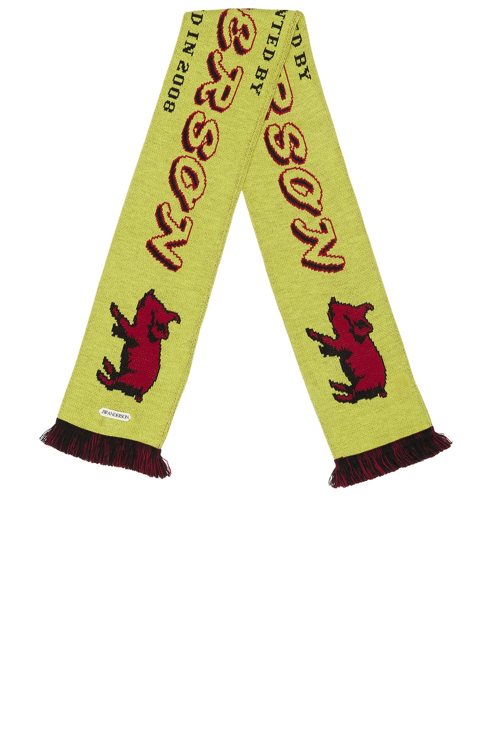 JW Anderson Piglet Football Scarf