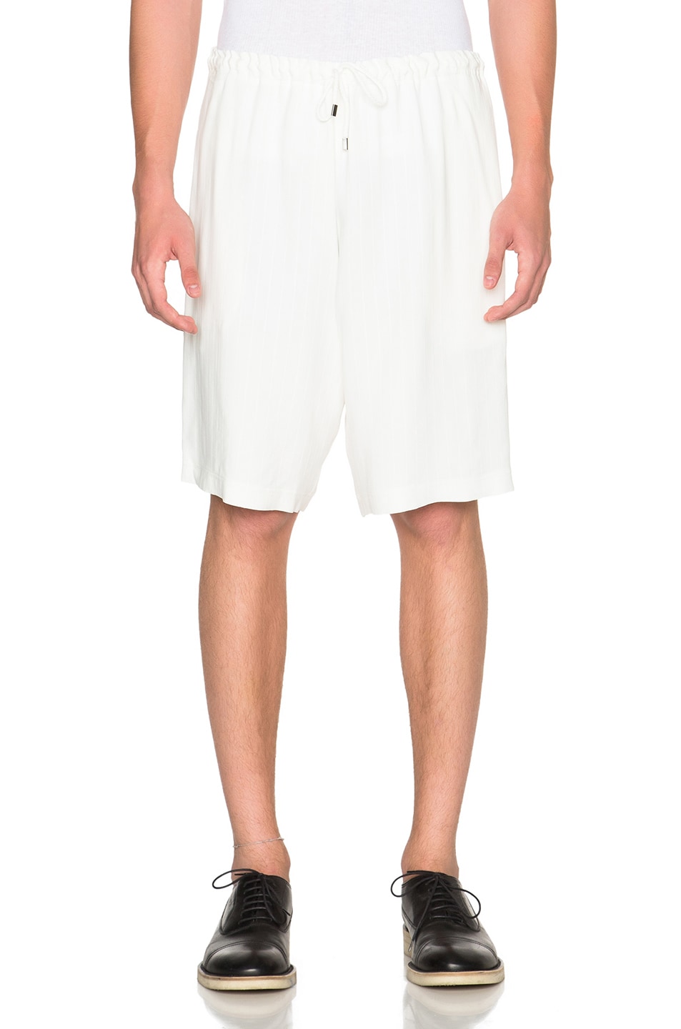 Image 1 of JW Anderson Drawstring Shorts in Off White