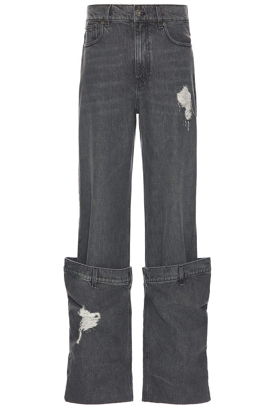 Image 1 of JW Anderson Bucket Jeans in Grey