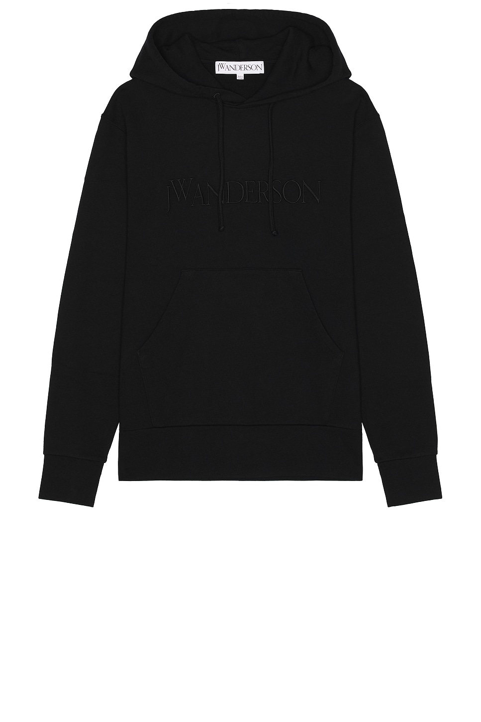 Image 1 of JW Anderson Logo Embroidery Hoodie in Black