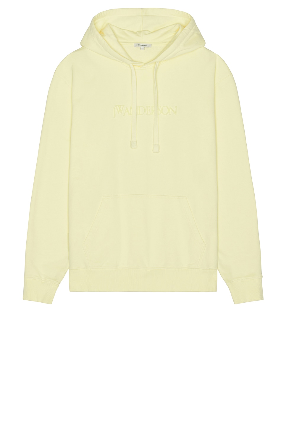Image 1 of JW Anderson Logo Embroidery Hoodie in Buttermilk