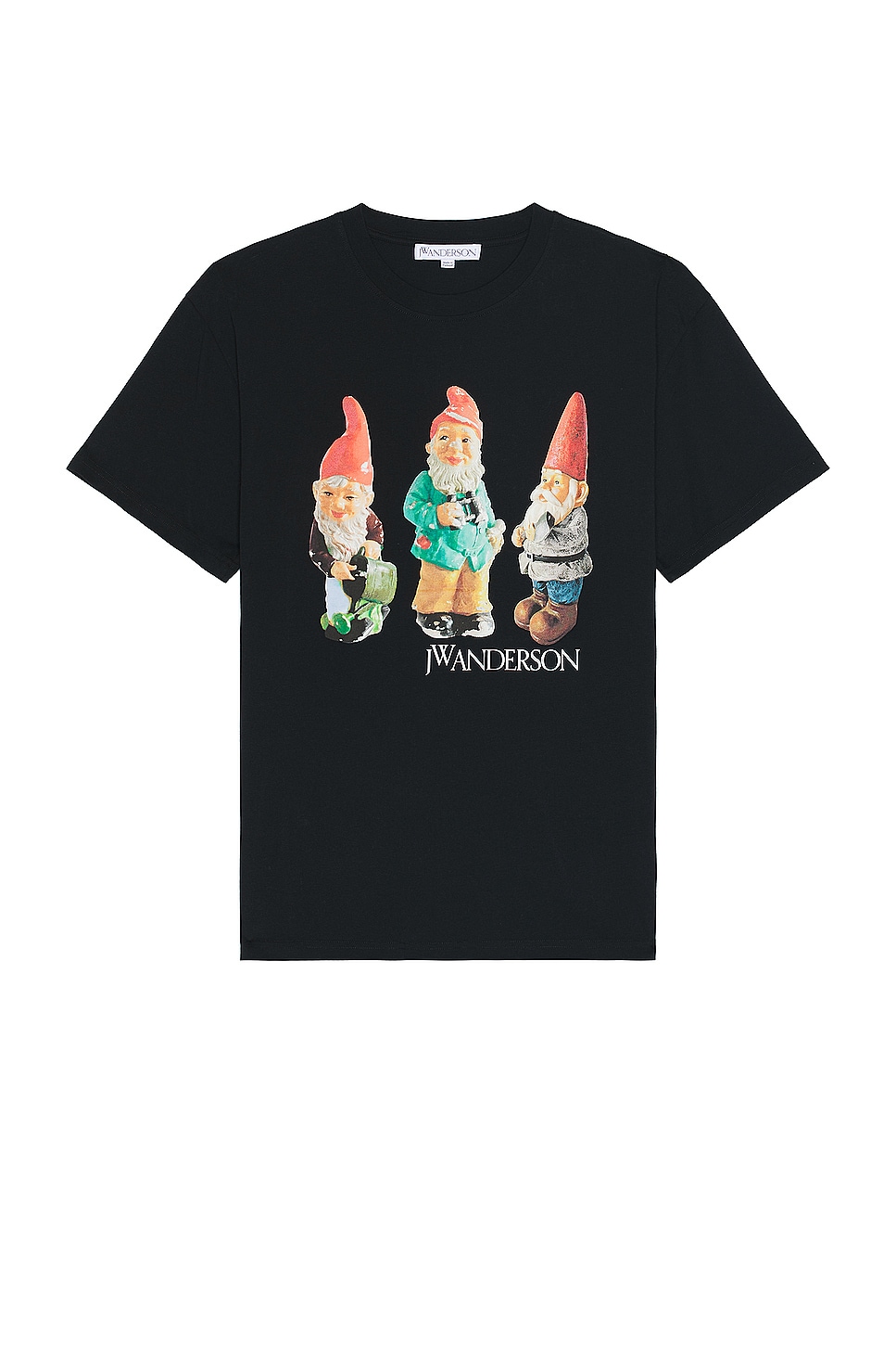 Image 1 of JW Anderson Gnome Trio T-Shirt in Black