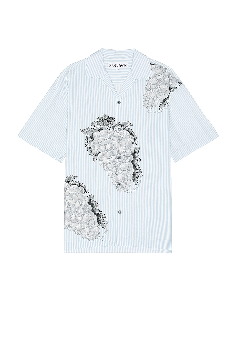 Image 1 of JW Anderson Boxy Fit Short Sleeve Shirt in Light Blue