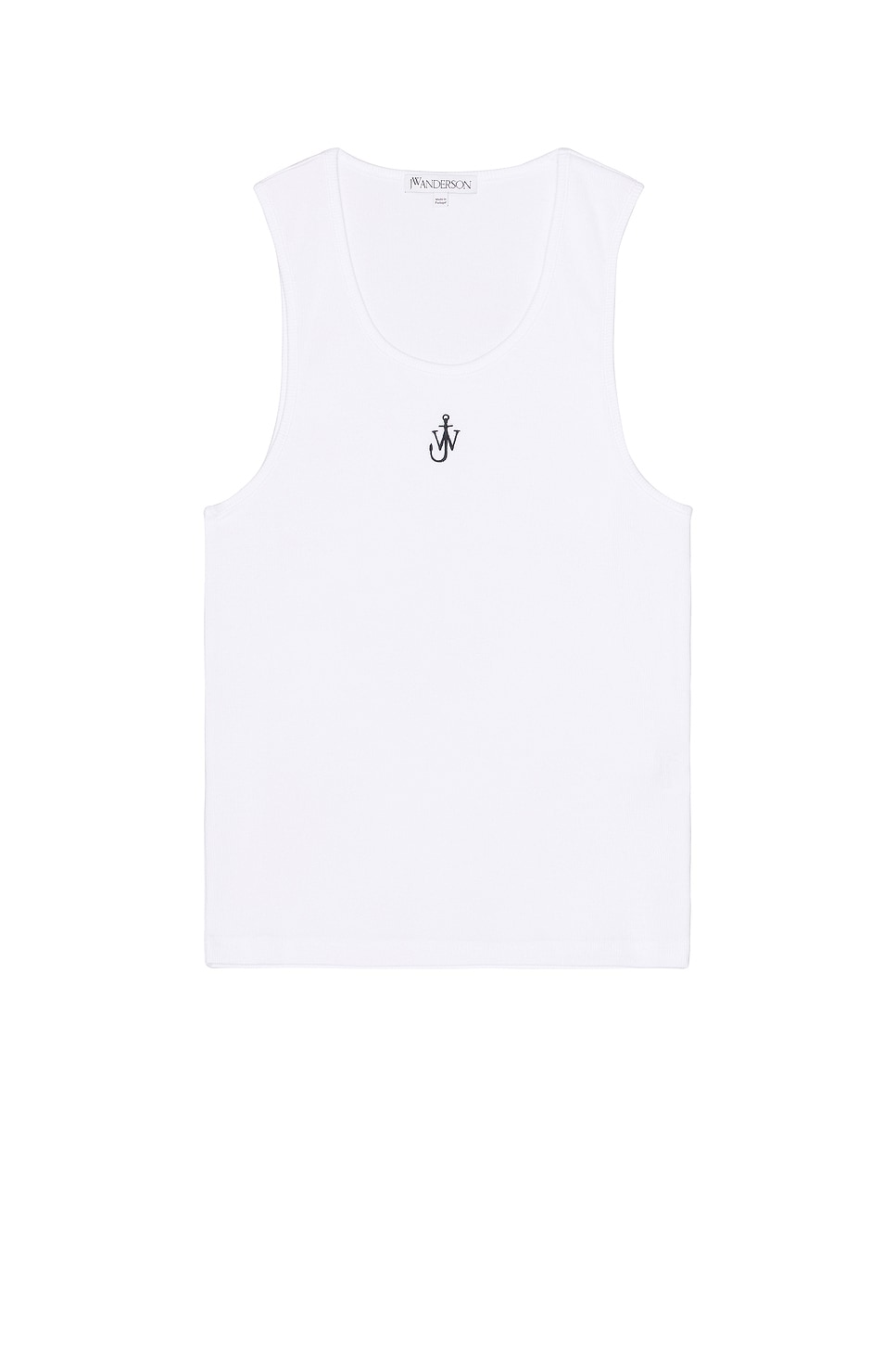 Image 1 of JW Anderson Anchor Embroidery Vest in White