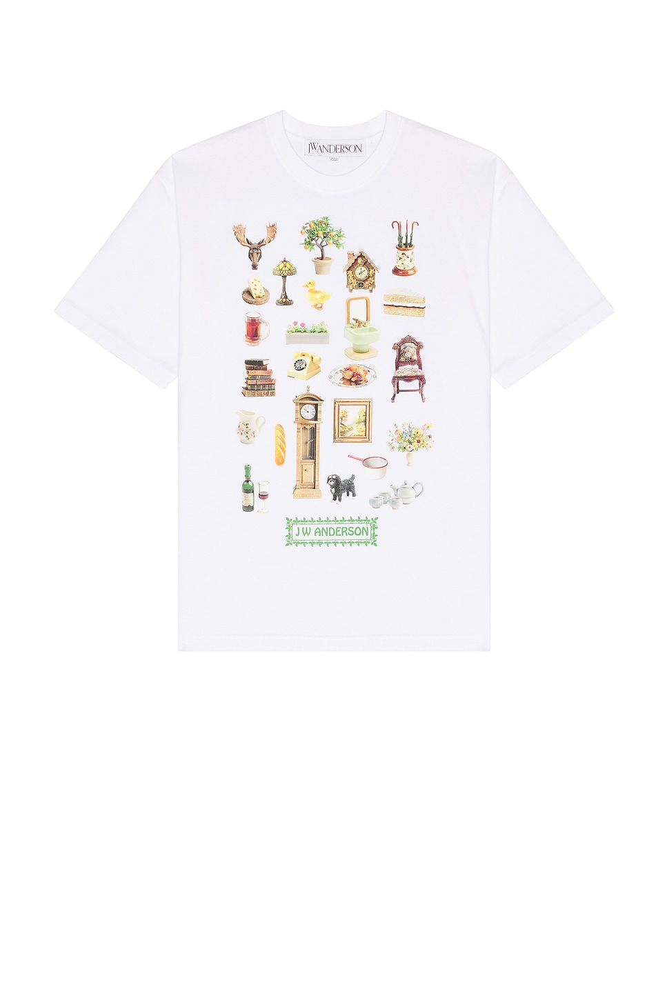 Image 1 of JW Anderson Diorama Printed T-Shirt in White