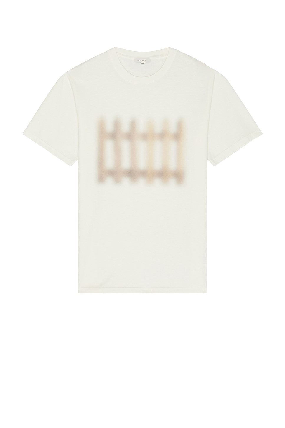 Image 1 of JW Anderson Printed Fence Tee in Ivory