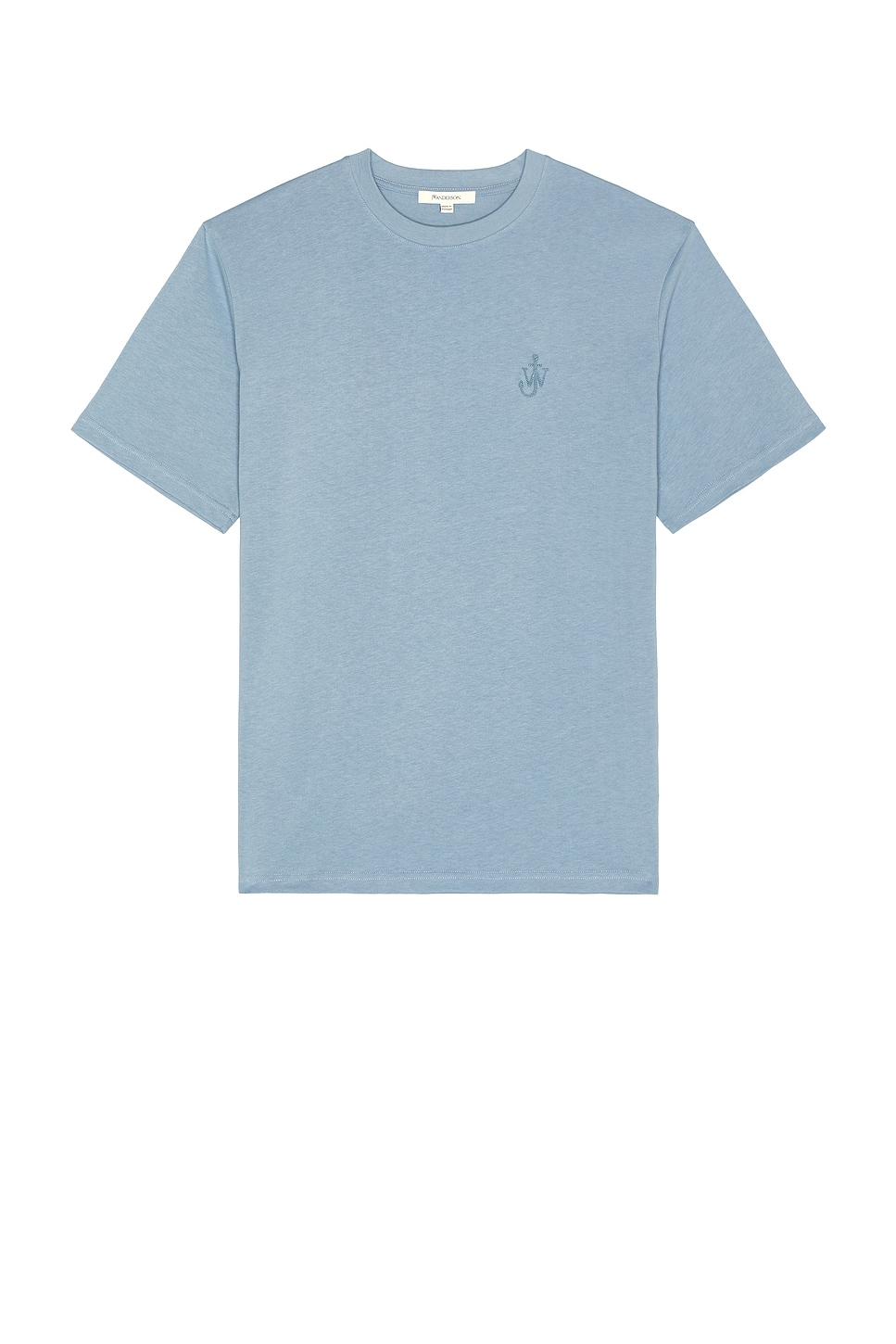 Jw Anderson Anchor Embroidery T-shirt In Blue
