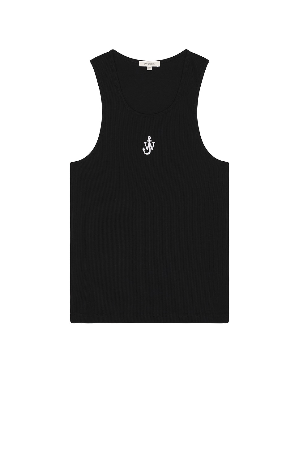 Image 1 of JW Anderson Anchor Embroidery Vest in Black