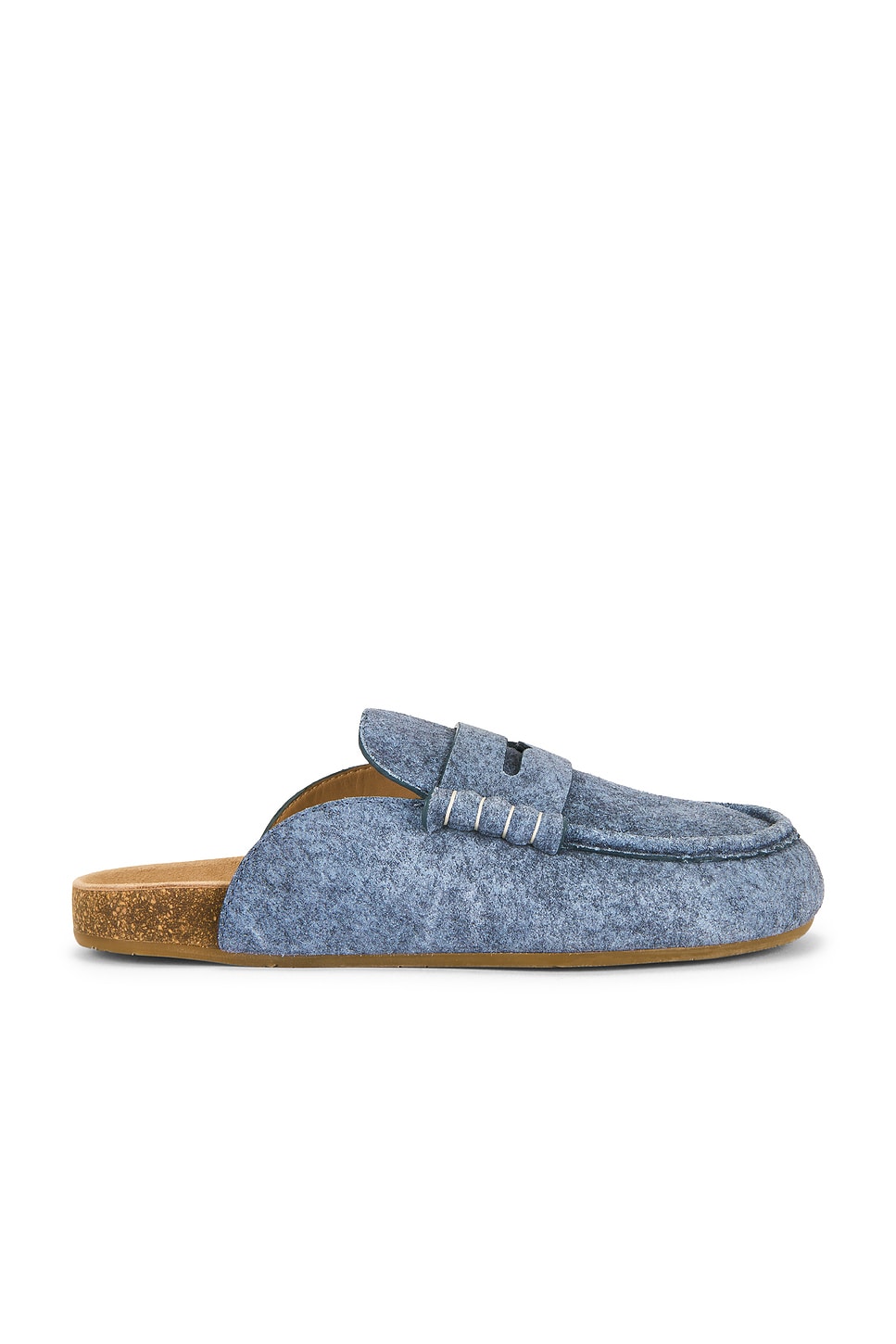 Image 1 of JW Anderson Stitch Loafer in Denim Blue