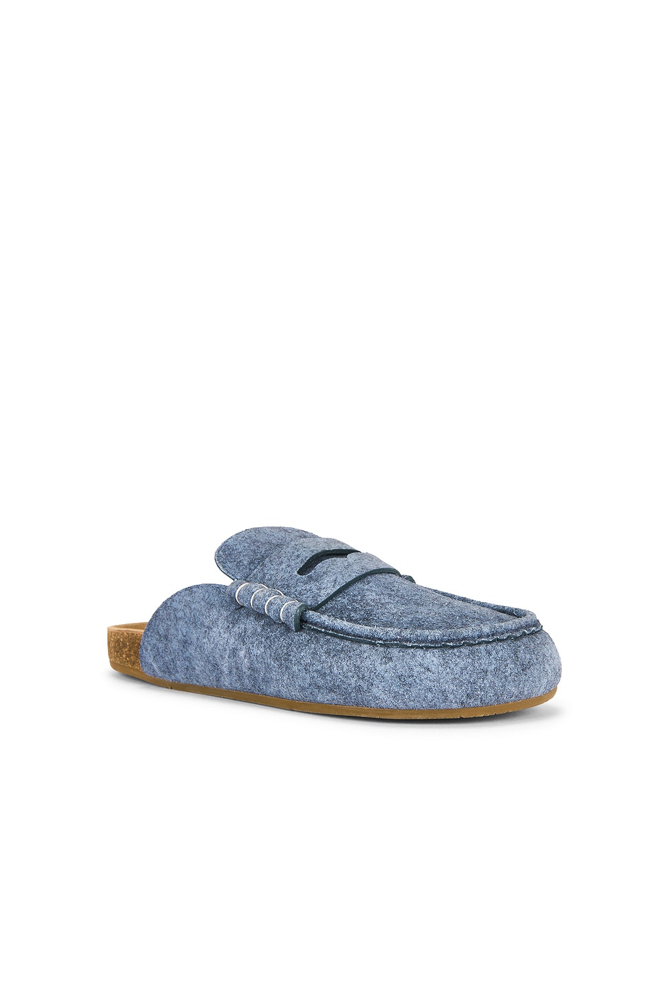 Jw Anderson Stitch Loafer In Blue
