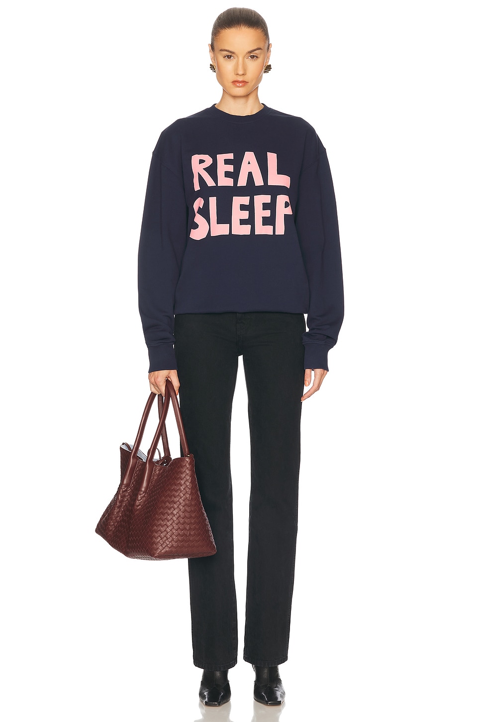 Real Sleep Printed Sweatshirt - Thumbnail 1
