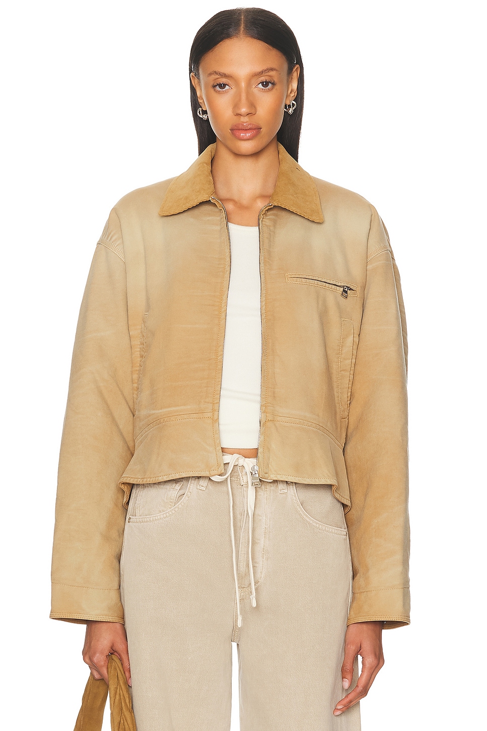 Image 1 of JW Anderson Workwear Jacket in Light Tobacco