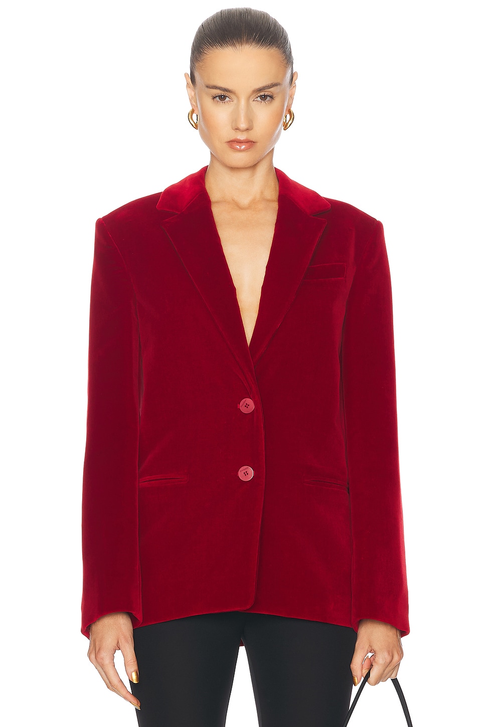 Image 1 of JW Anderson Single Breasted Jacket in Red