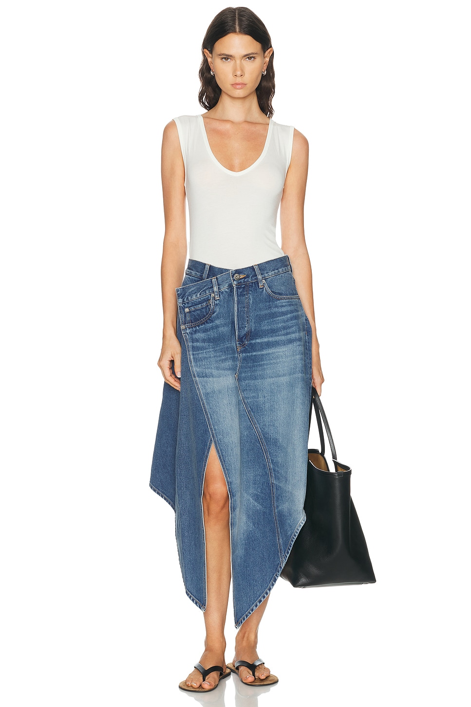 Drop Front Skirt