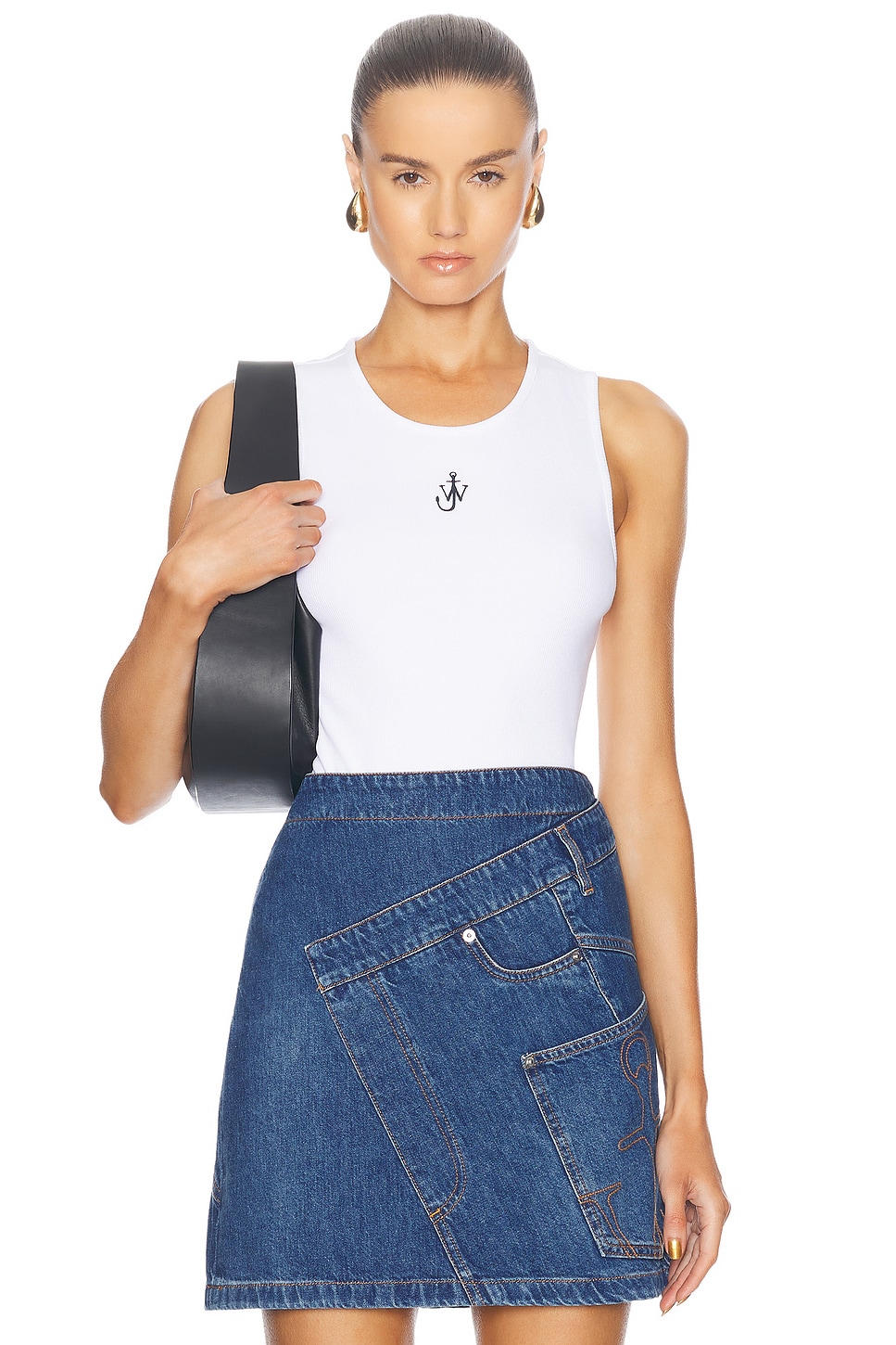 Image 1 of JW Anderson Anchor Tank Top in White