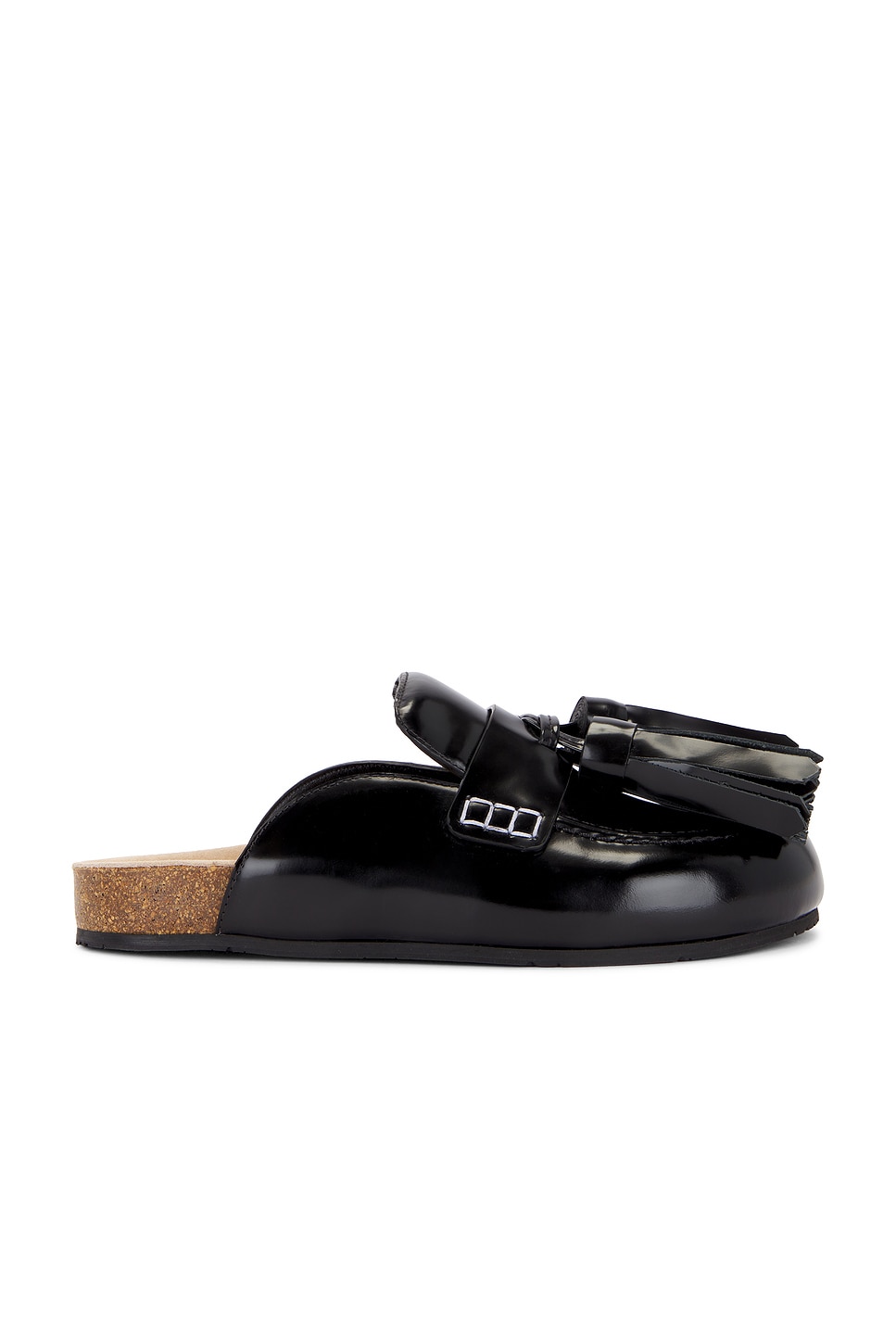 Shop Jw Anderson Tassel Mule Loafer In Black