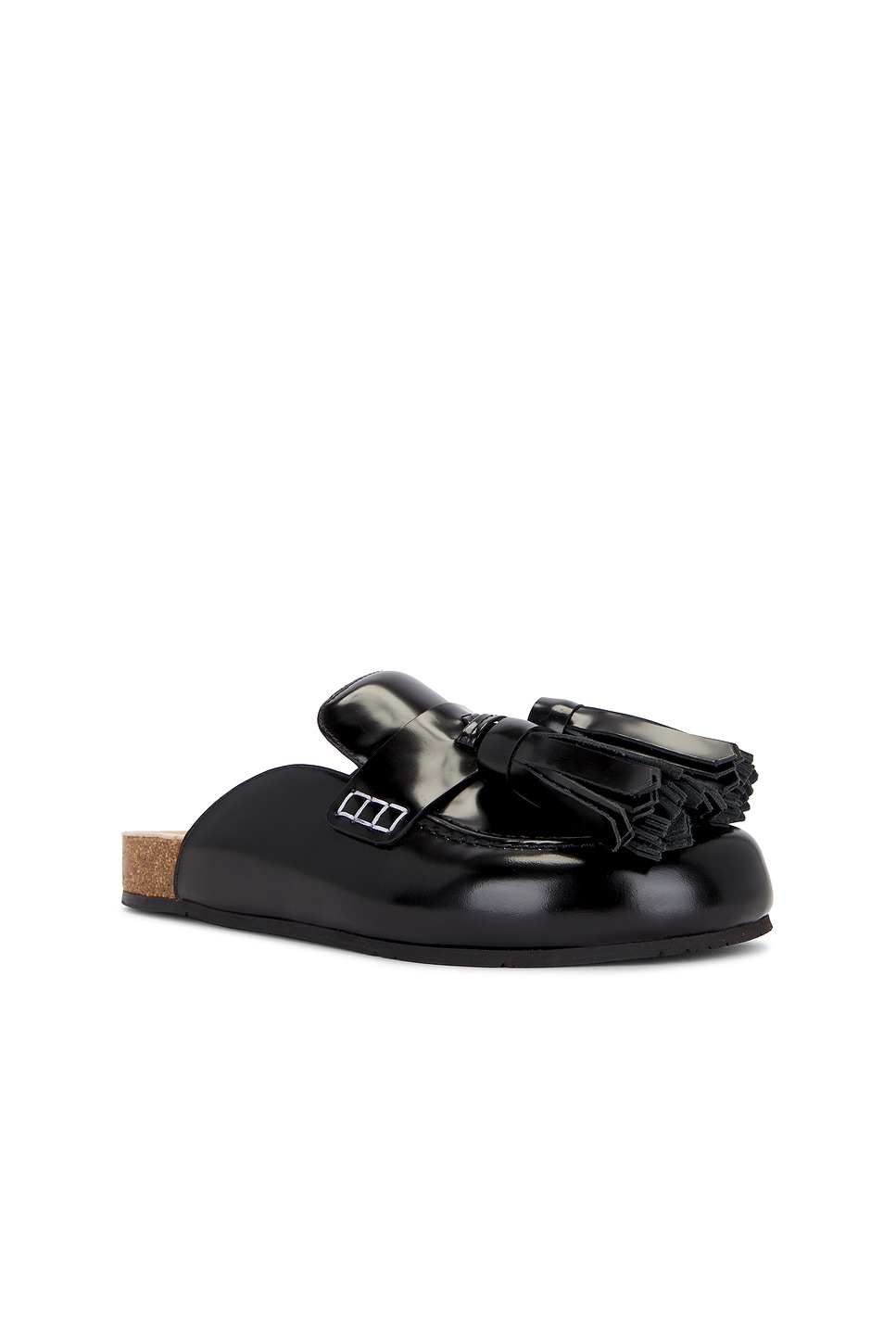 Shop Jw Anderson Tassel Mule Loafer In Black