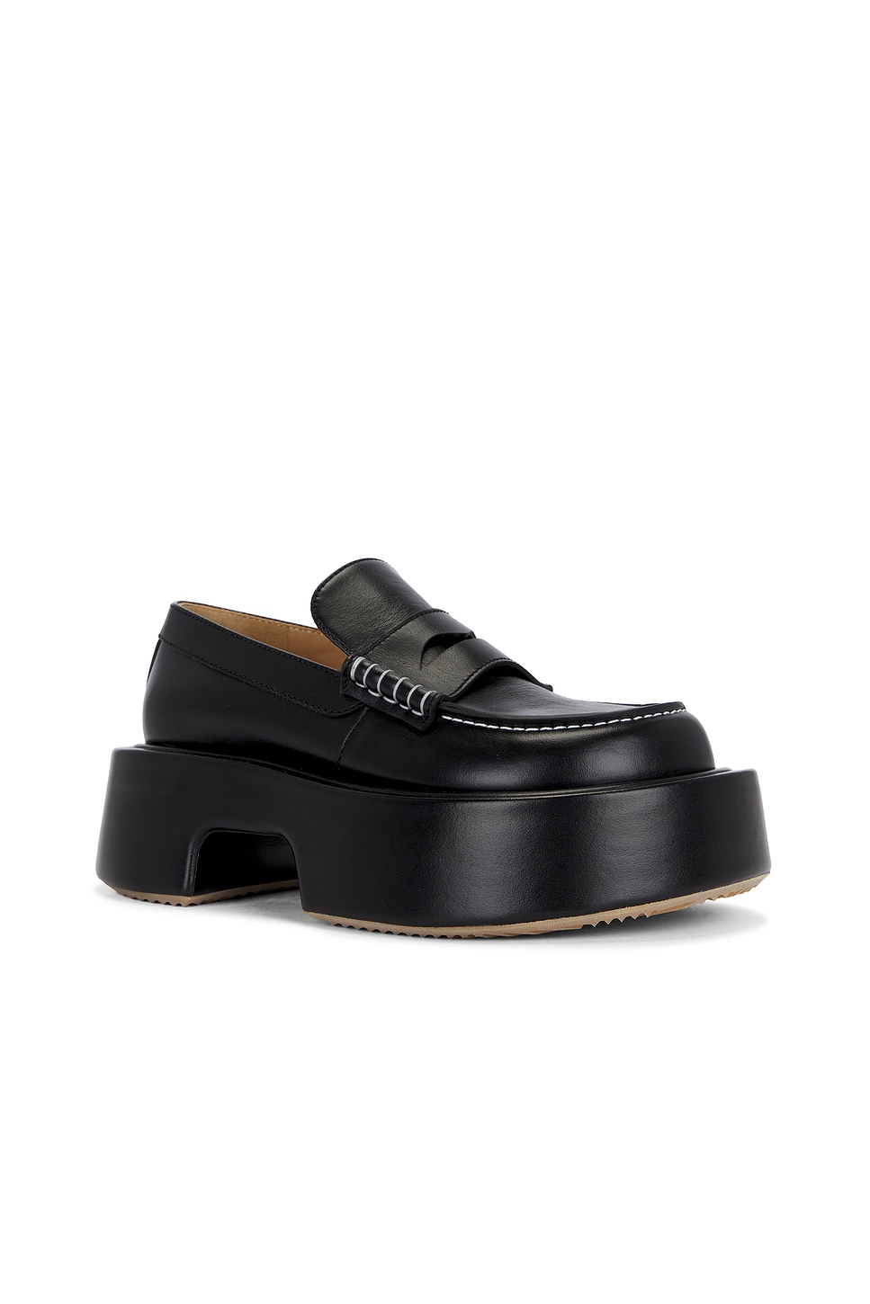 Jw Anderson Platform Loafers In Black