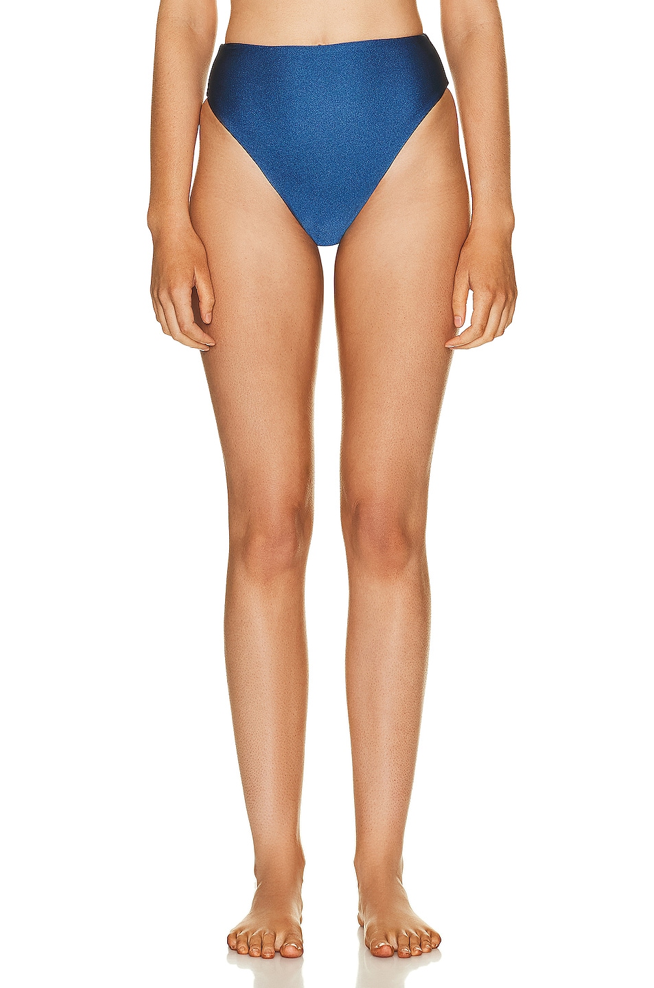 Image 1 of JADE SWIM Incline Bikini Botom in Indigo Sheen