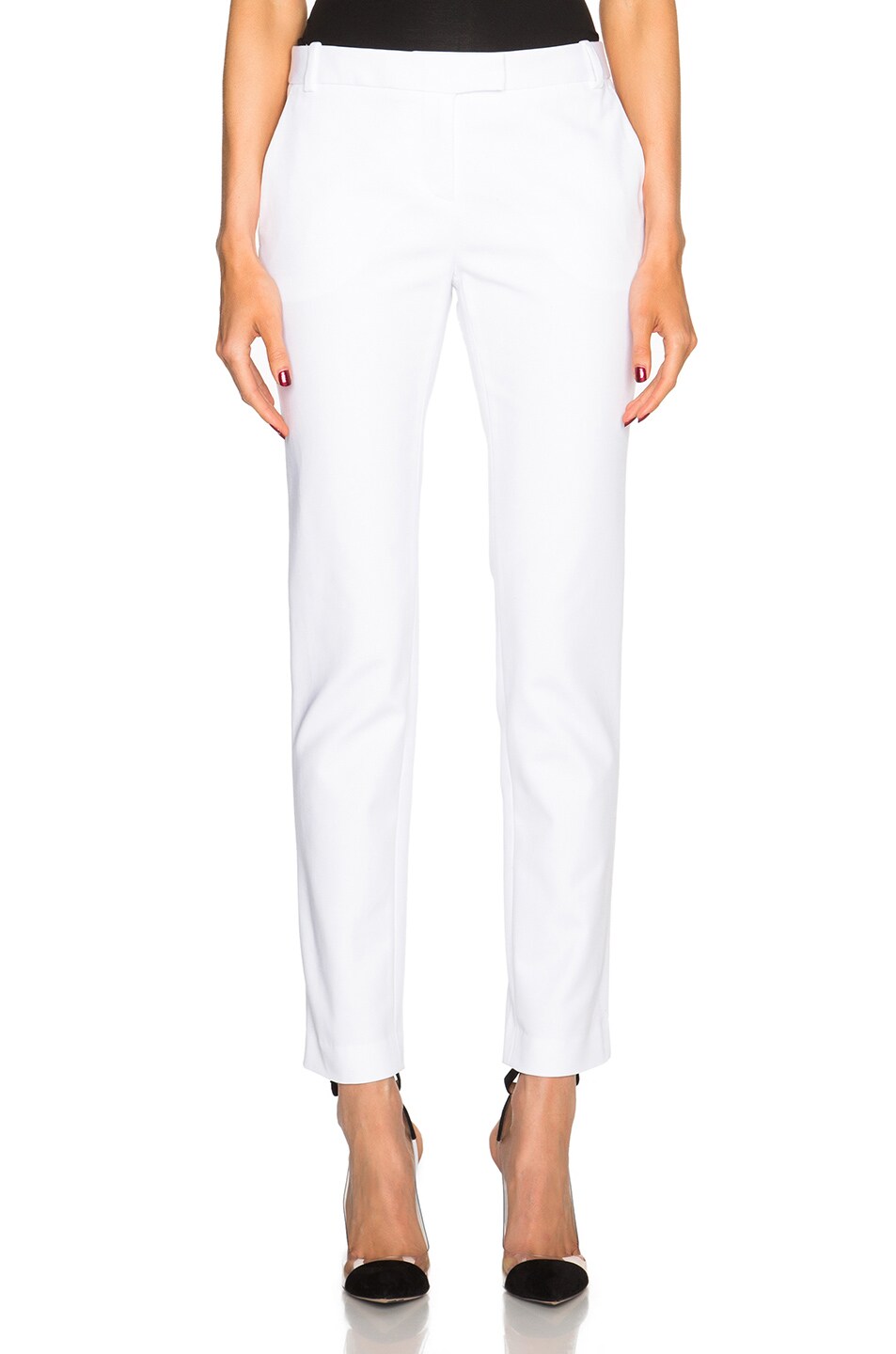 Image 1 of KAUFMANFRANCO Compact Cotton Trousers in Optic