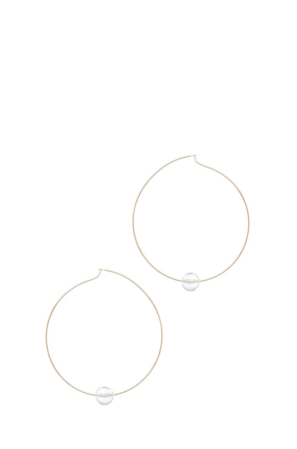 Image 1 of Kelly Wearstler Hoop Earrings in Brass