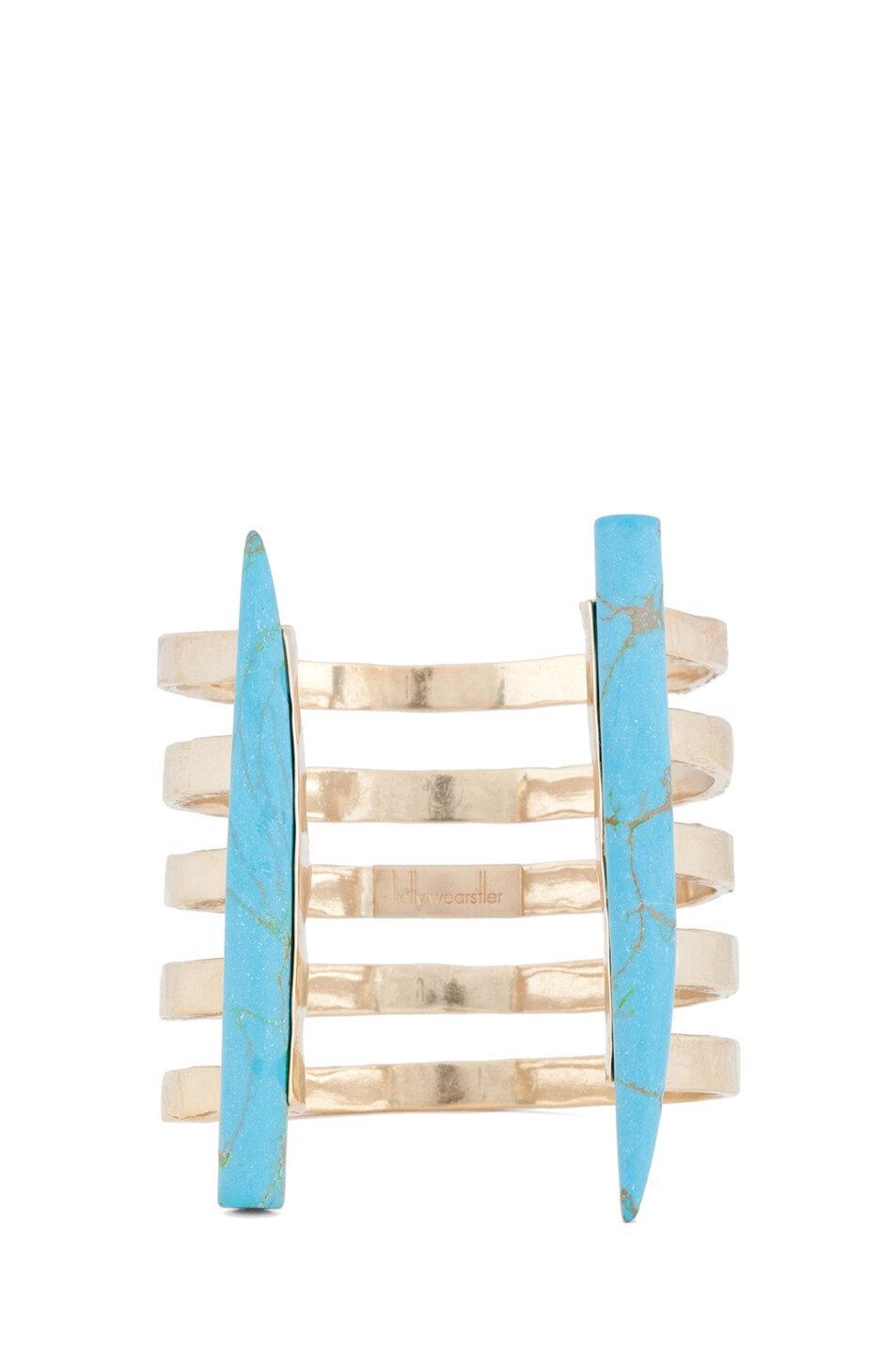 Image 1 of Kelly Wearstler Banded Horn Cuff in Turquoise