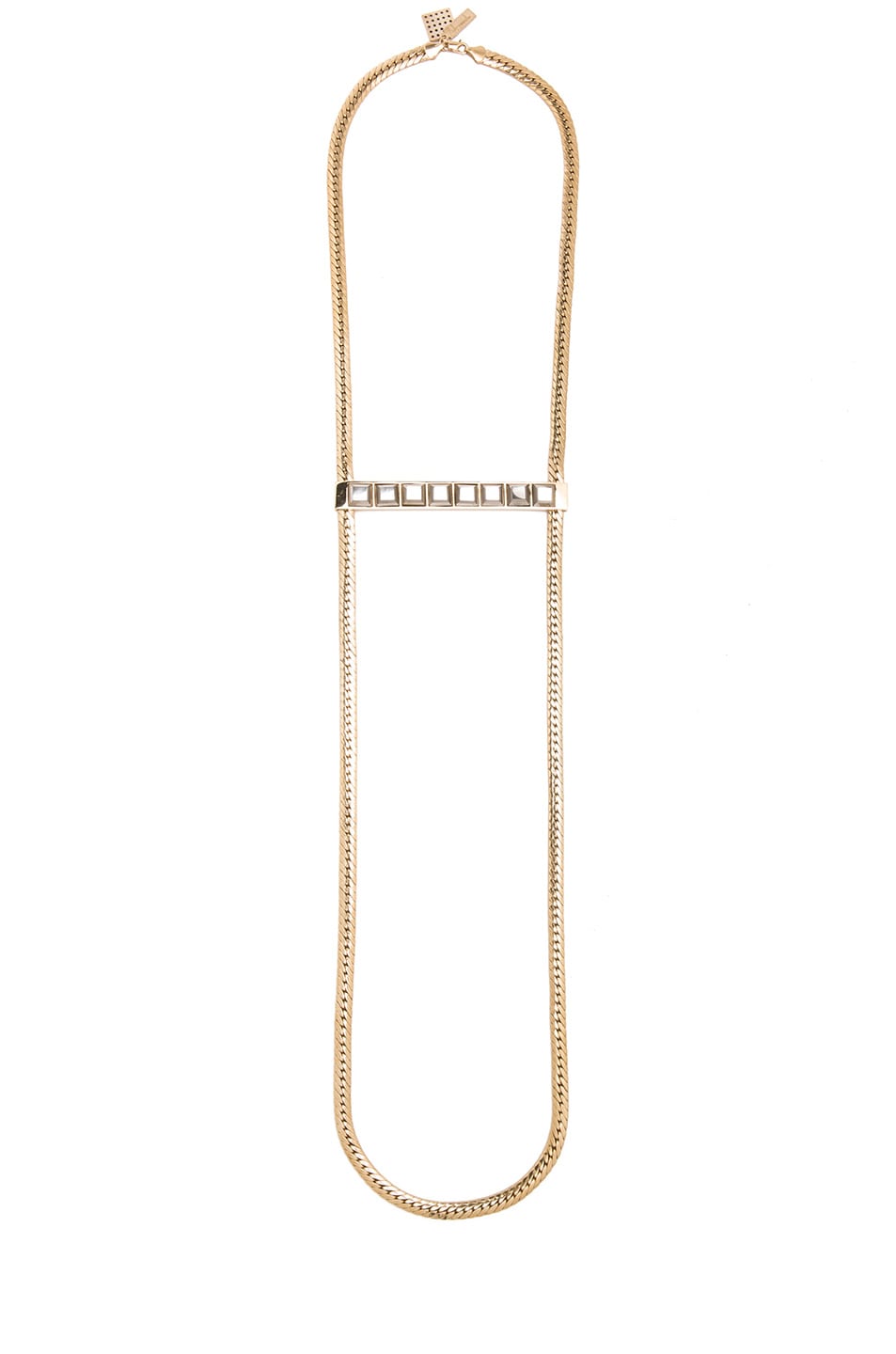 Image 1 of Kelly Wearstler Rexford Faceted PyriteNecklace in Gold