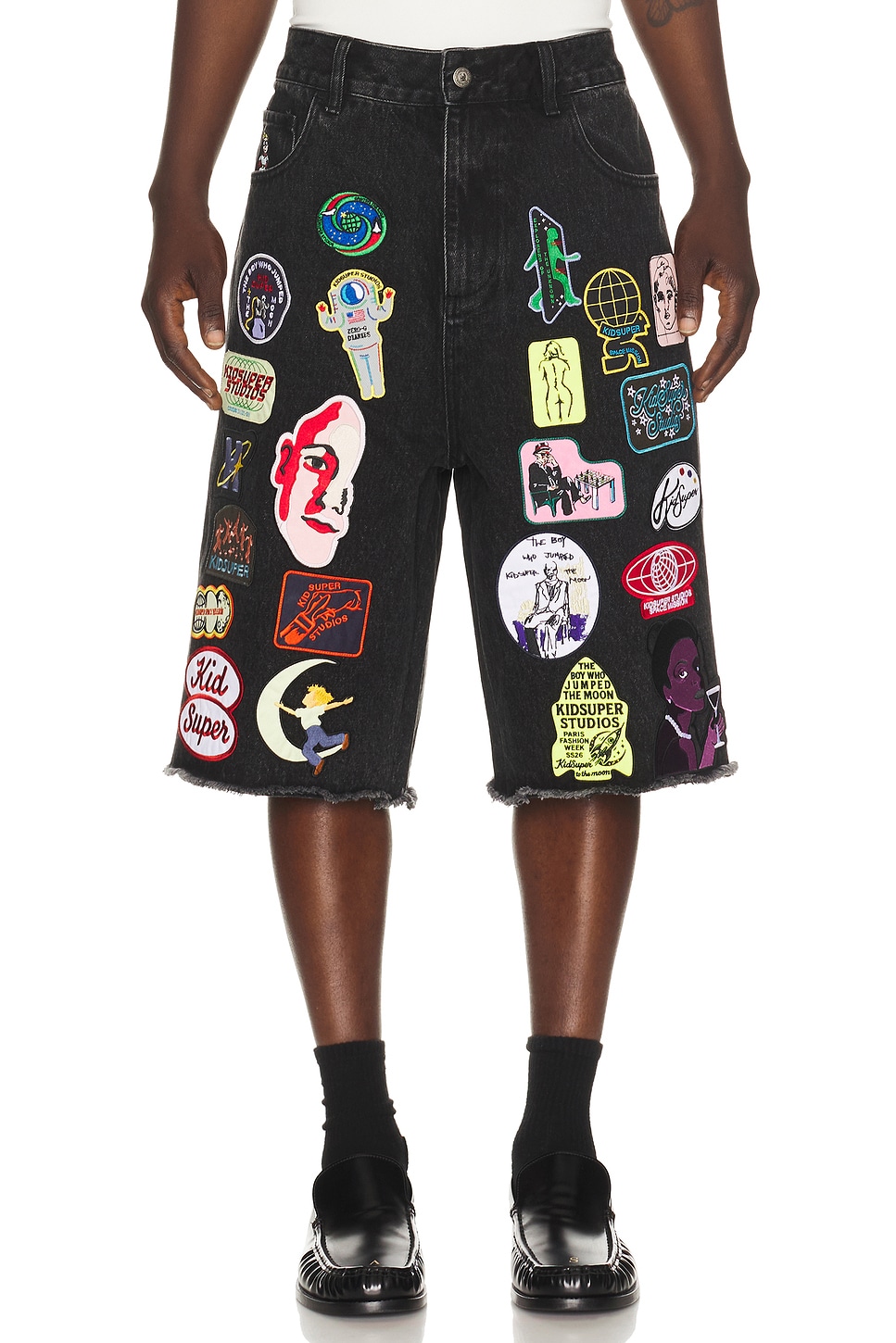 KidSuper Patches Denim Short