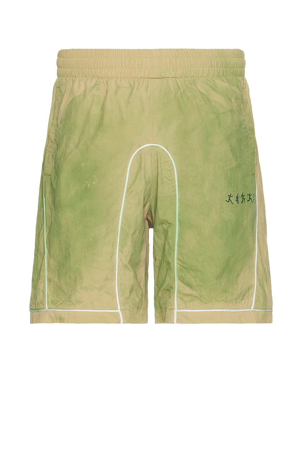 Image 1 of KidSuper Gradient Nylon Tech Shorts in Green