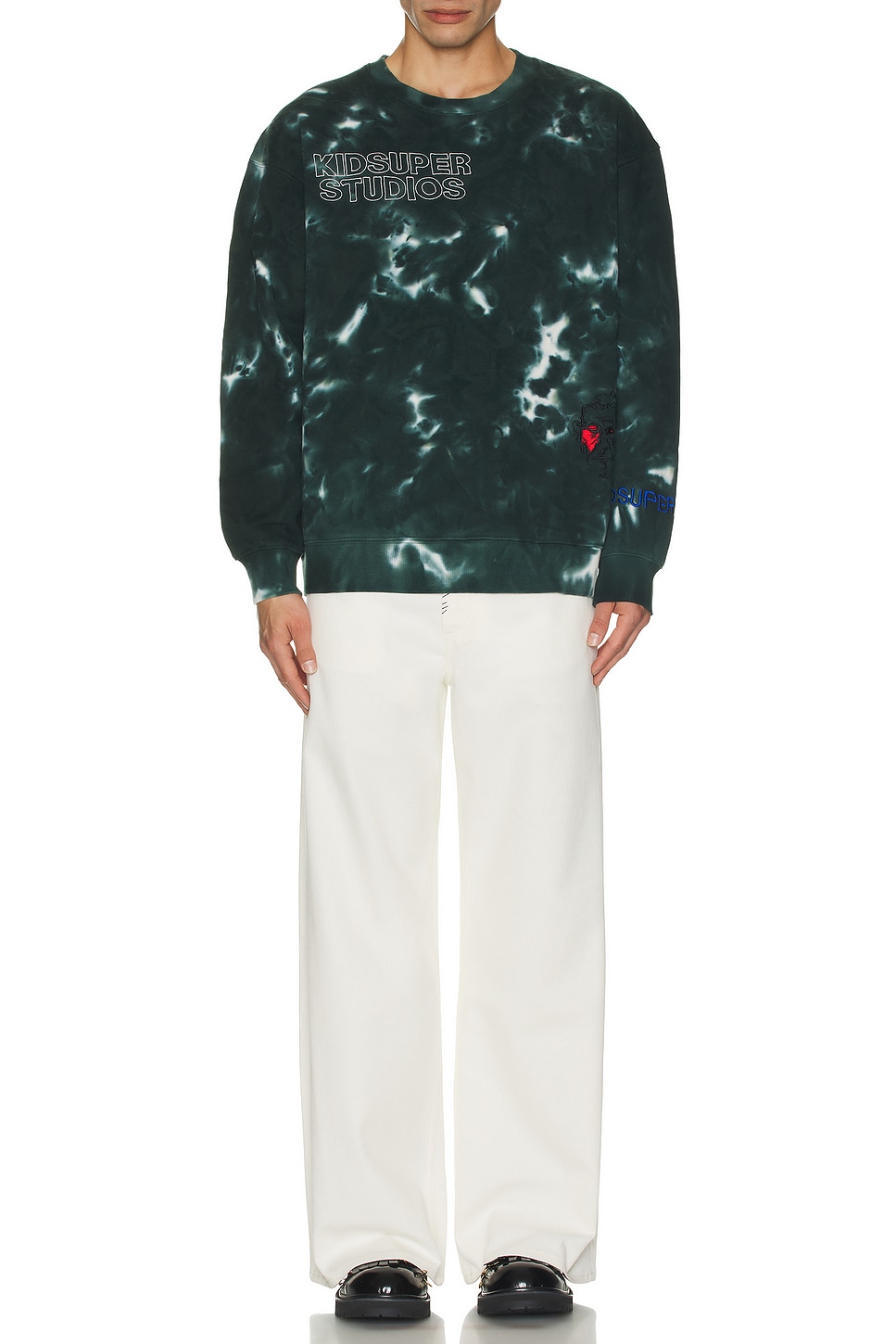 Image 1 of KidSuper Graphic Sweater in Green