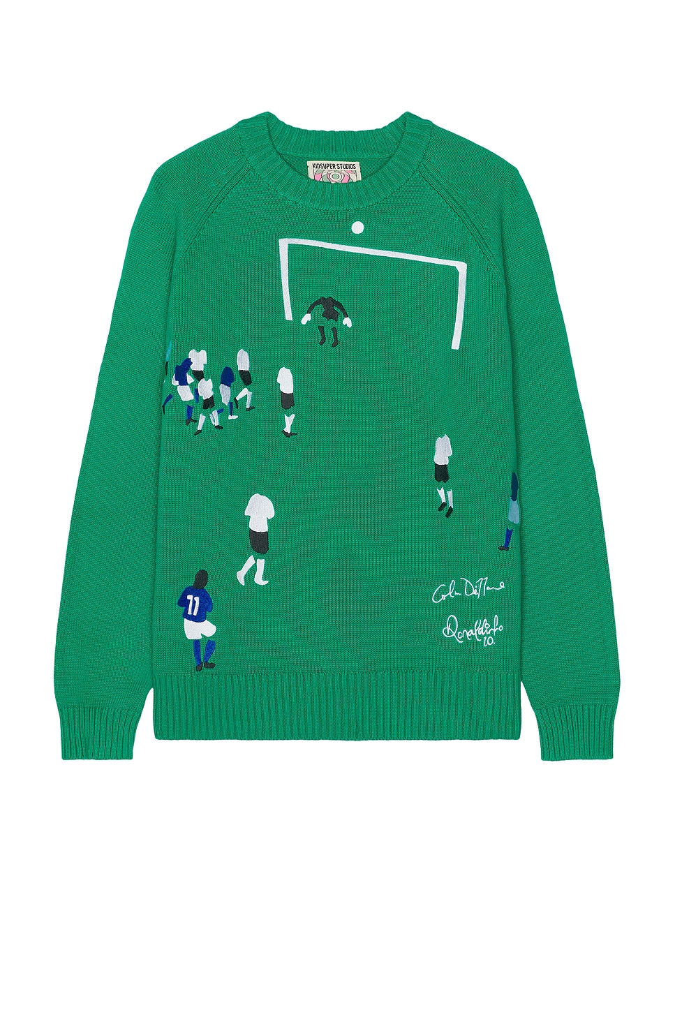 Image 1 of KidSuper x Ronaldinho Goal! Sweater in Green