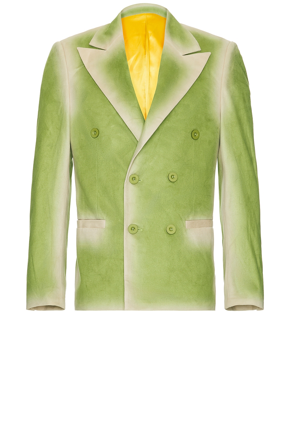 Image 1 of KidSuper Gradient Suit Top in Green