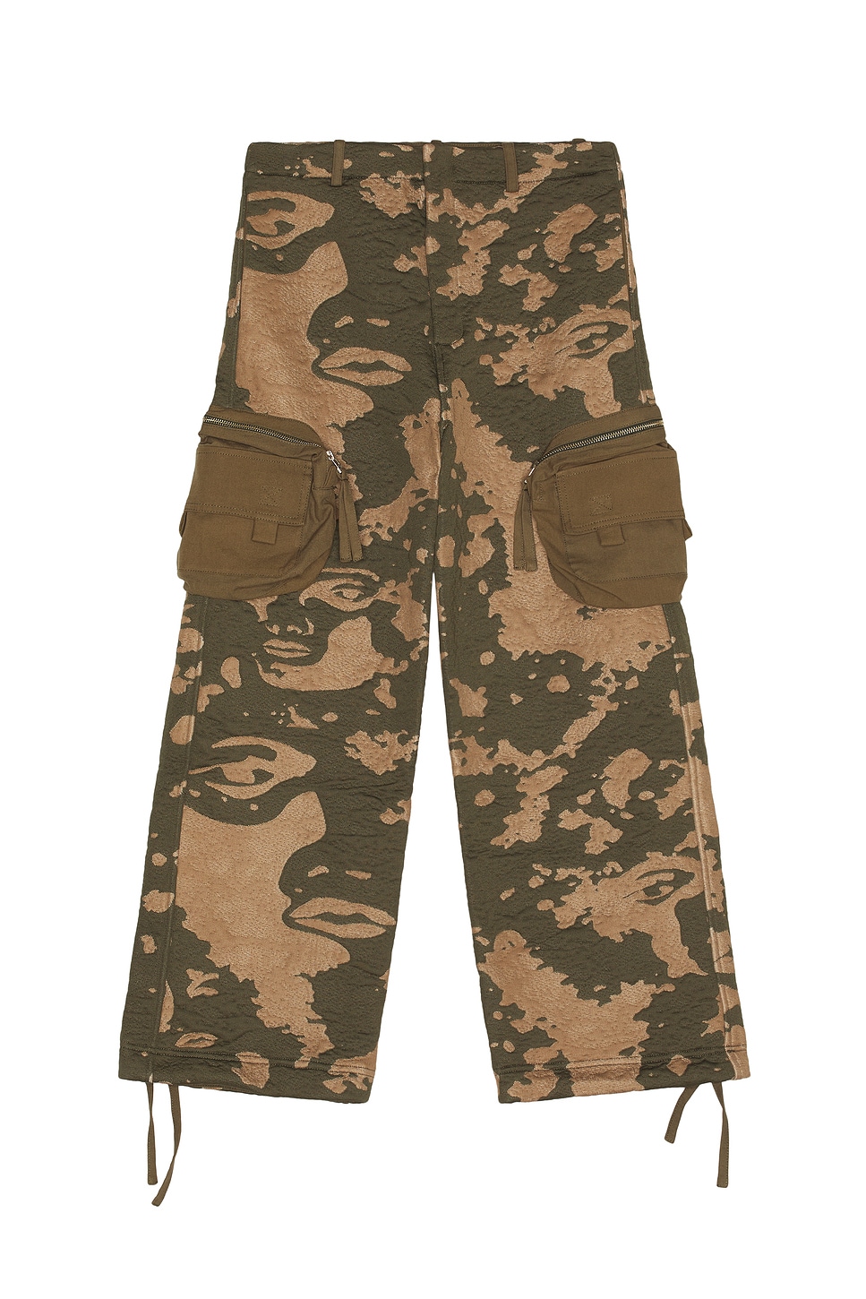 Image 1 of KidSuper X Piet 3D Knit Cargo Pants in Green