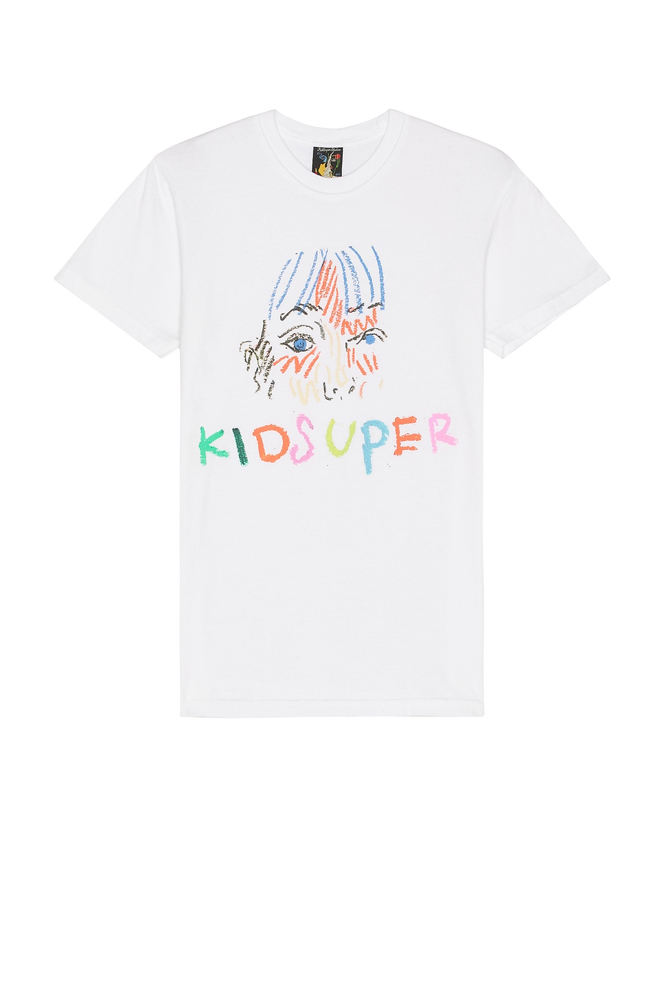 Image 1 of KidSuper Drawing Logo Tee in White