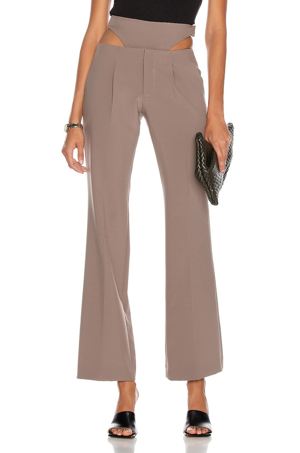 Image 1 of KENDRA DUPLANTIER Bassi Pant in Taupe