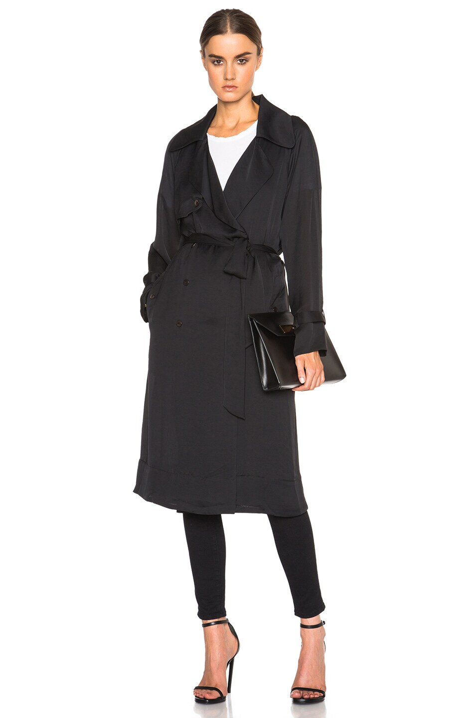 Image 1 of Kiki de Montparnasse Trench Coat in Black