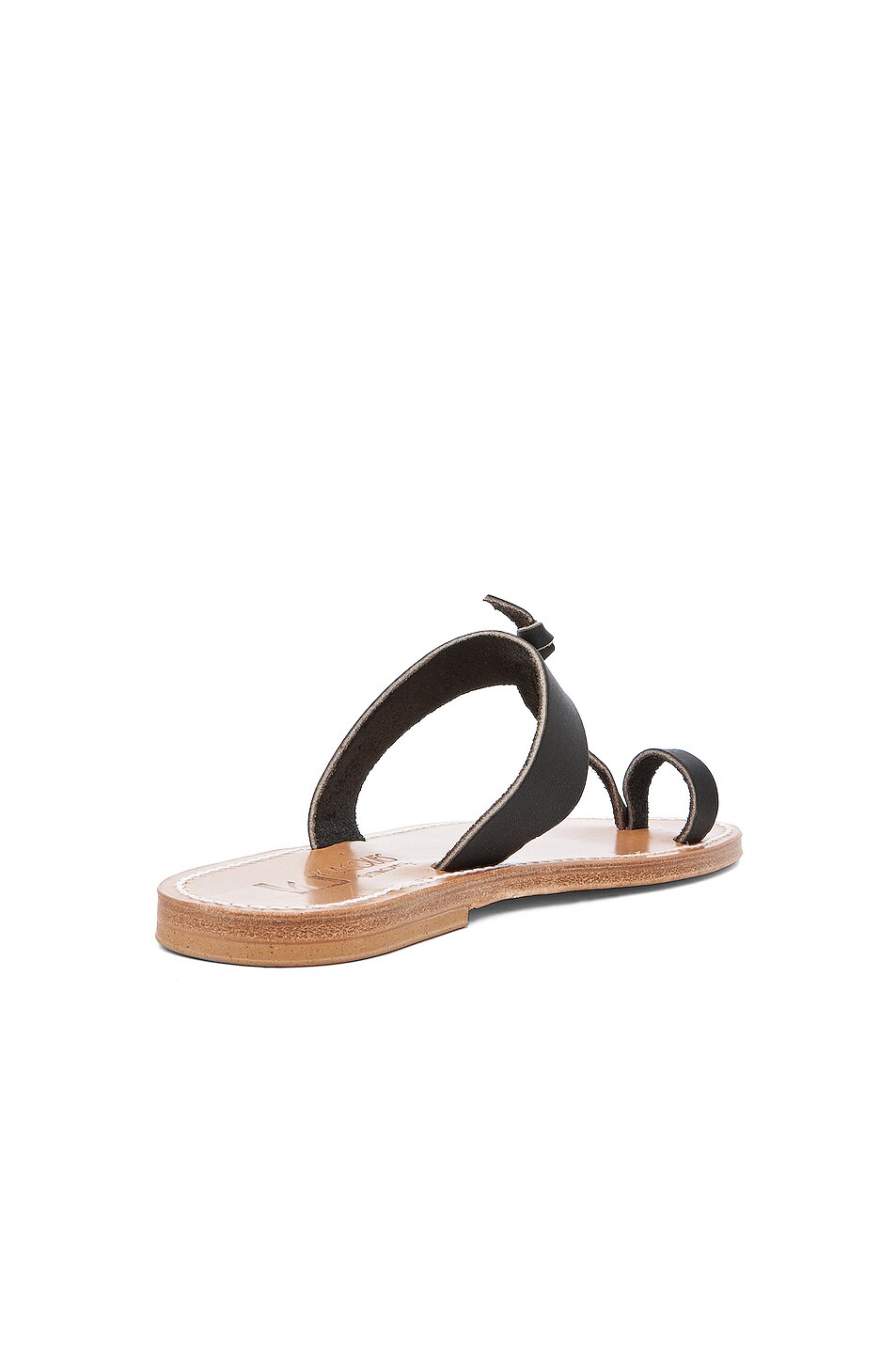 K Jacques Ganges Slip On Sandals in Black | FWRD