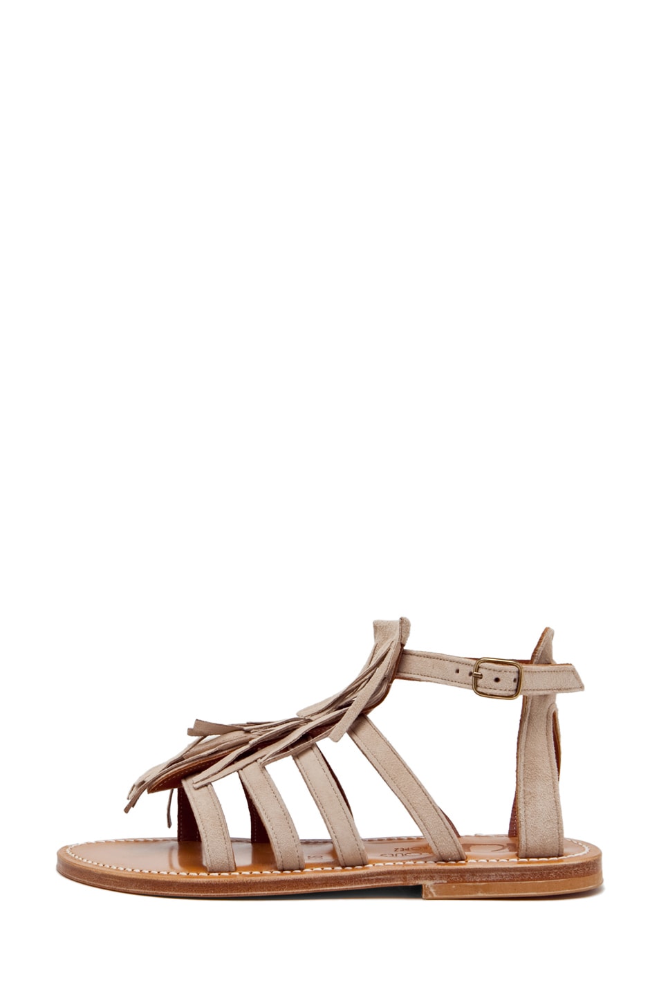 Image 1 of K Jacques K. Jacques Fregate Suede Sandals in Sable