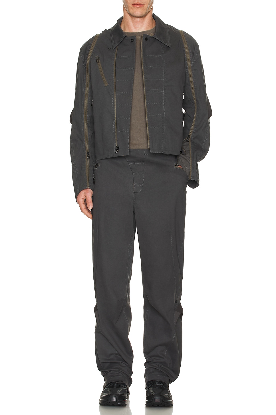 Image 1 of Kiko Kostadinov x Fox Racing Jacket in Dark Shadow