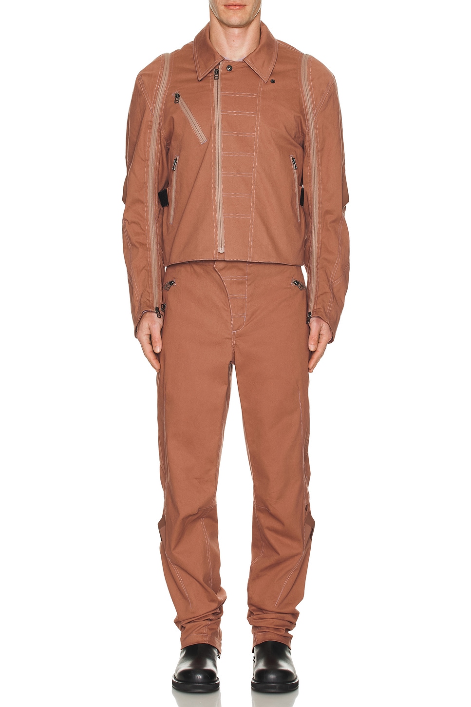 Image 1 of Kiko Kostadinov x Fox Racing Jacket in Chai