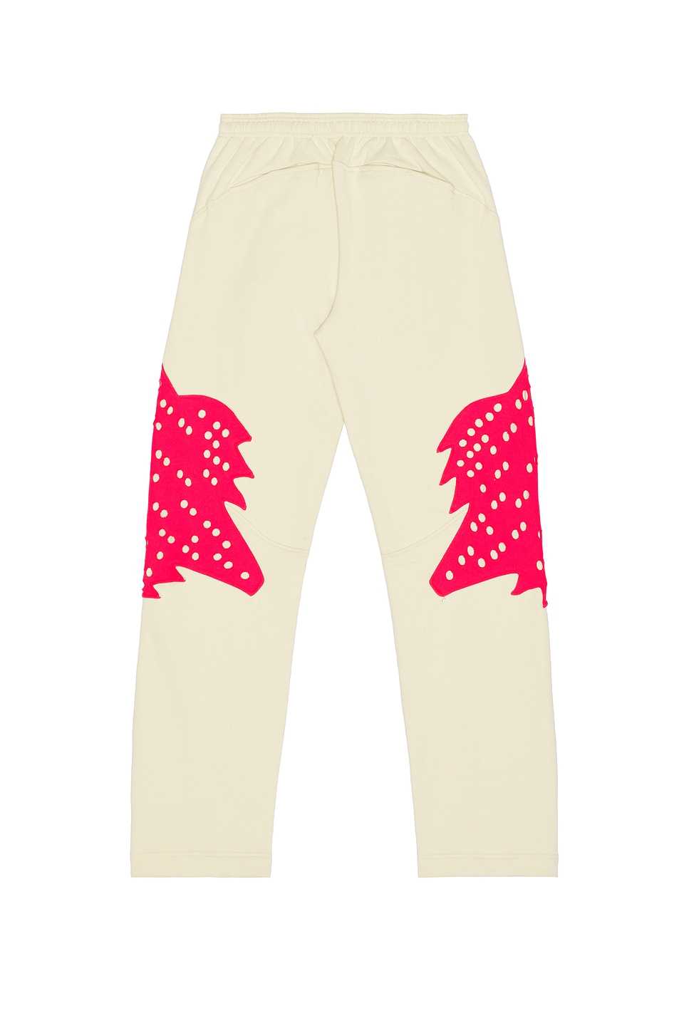 Kiko Kostadinov Perforated Fleece Jogger In White