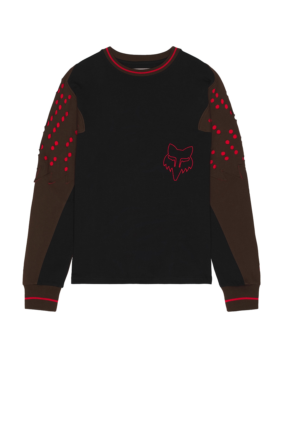 Kiko Kostadinov Perforated Long Sleeve Tee In Multi