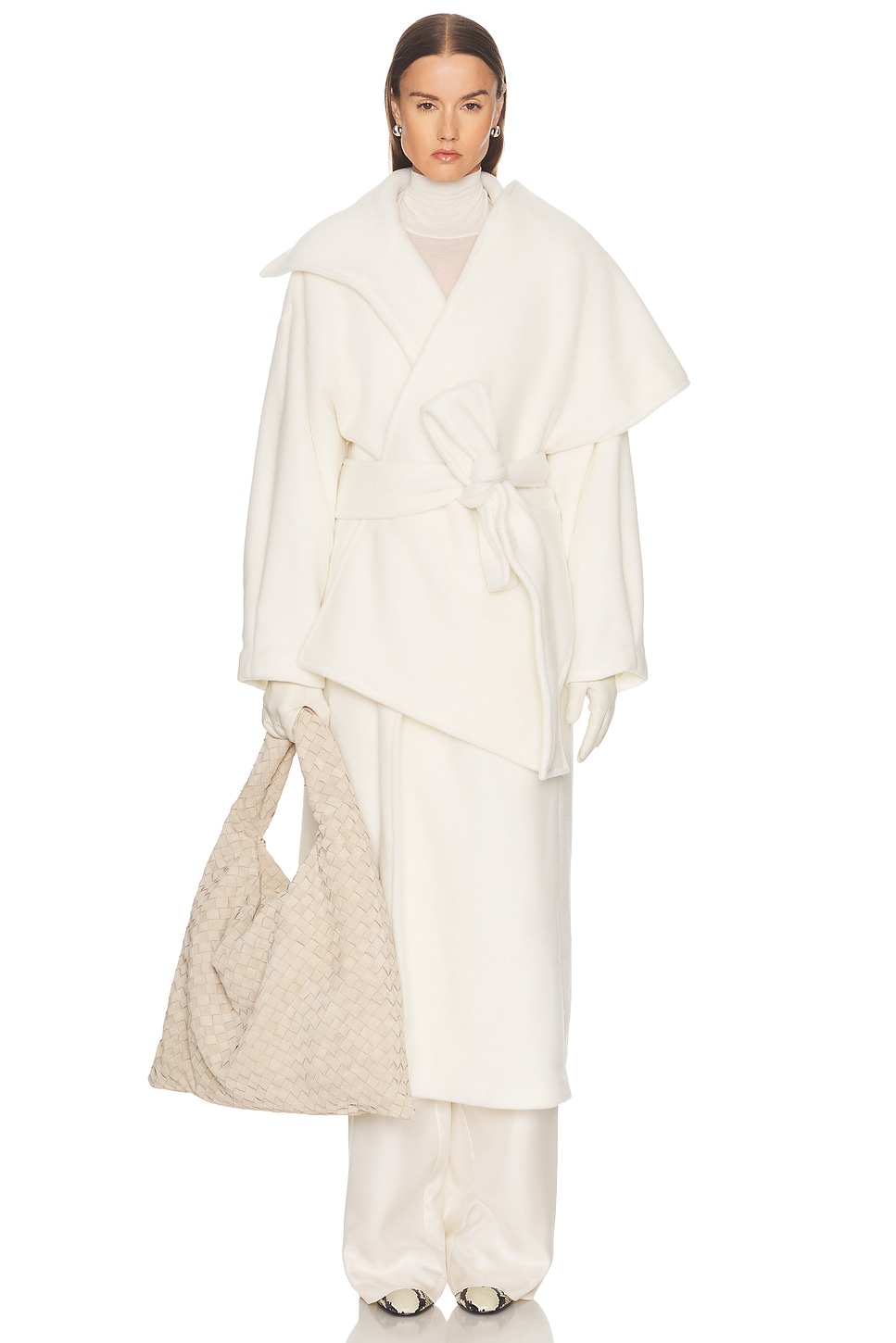Image 1 of Karen Arcanjo Kali Coat in Cream