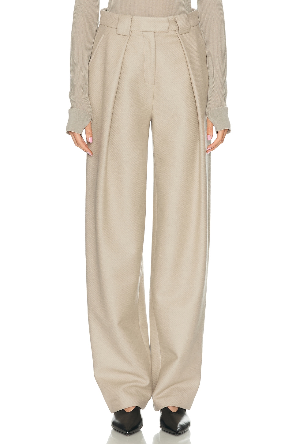 Image 1 of Karen Arcanjo Renium Pant in Cream