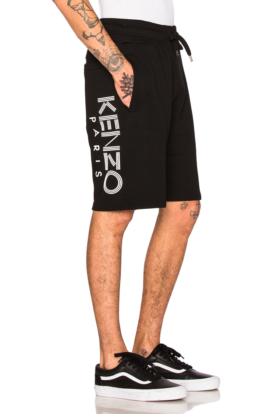 Image 1 of Kenzo Sweat Shorts in Black