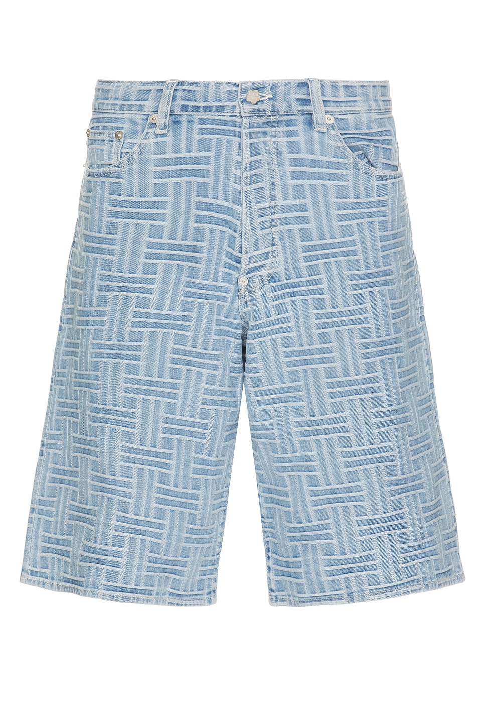 Kenzo Weave Straight Short in Blue