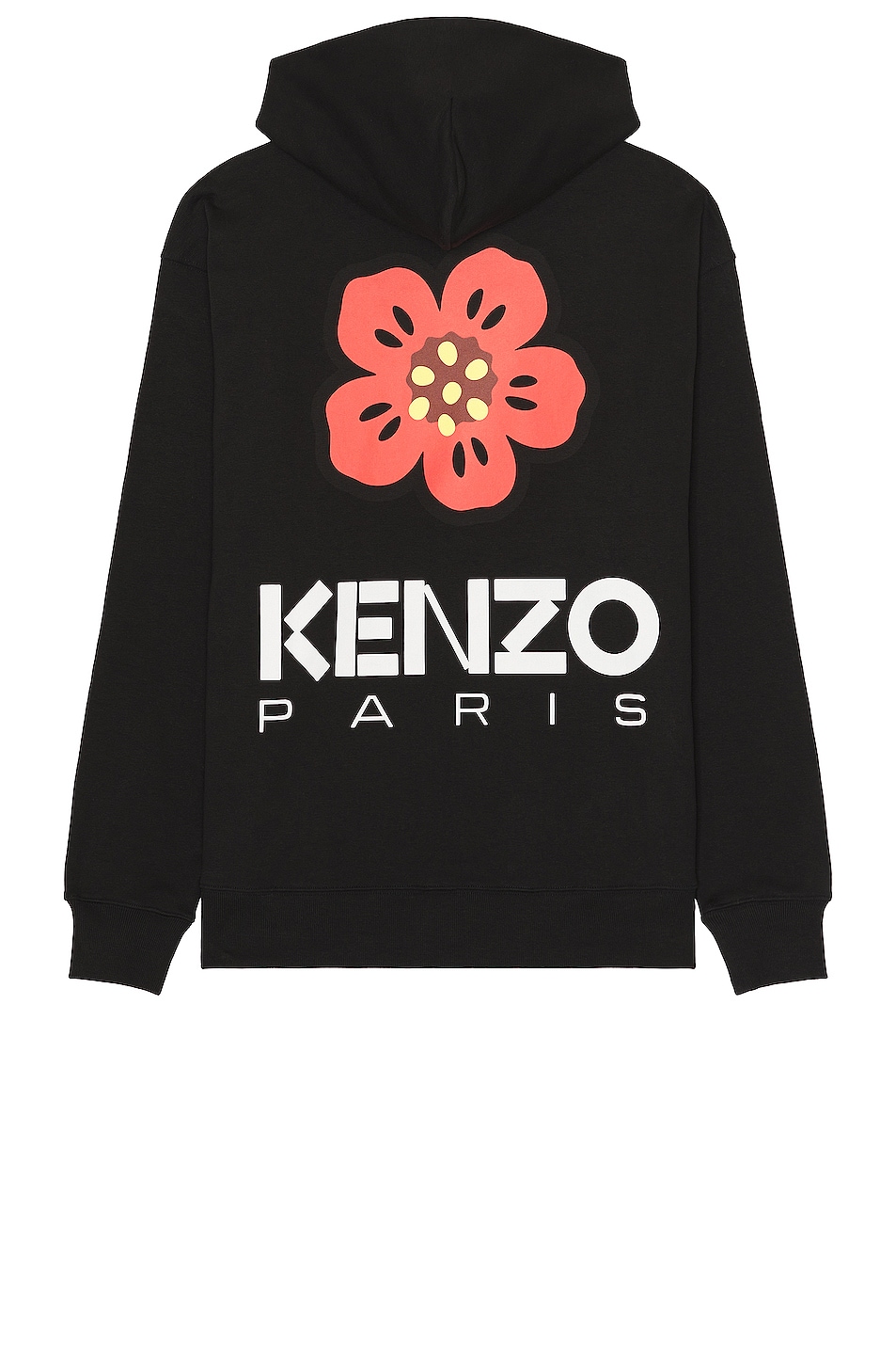 Image 1 of Kenzo Boke Flower Oversized Hoodie in Black